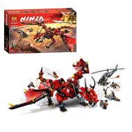 Конструктор LARI NINJA 10938 «Первый страж» (Ninjago Firstbourne 70653), 53.0x33.0x7.5 см, 918 деталей