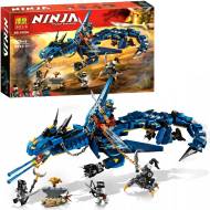 Конструктор BL NINJA 10936 "Вестник бури" (Ninjago Movie  70652), 48.0x28.0x6.0 см, 515 деталей