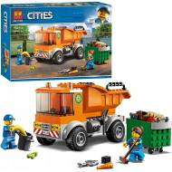 Конструктор LARI Cities 11220 «Мусоровоз» (City Garbage Truck 60220), 26х19х5 см, 102 деталей