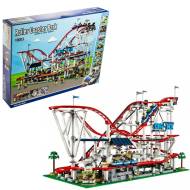 Конструктор JiSi BRICKS Roller Coaster Park 18003 "Американские горки" (Creator Expert 10261),69х52х12.5 см, 4299 деталей