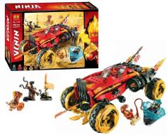 Конструктор LARI NINJA 11330 "Внедорожник Катана" (Ninjago 70675), 41.0x28.0x7.0 см, 480 деталей