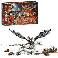 Конструктор BL Ninja 11556 «Дракон чародея-скелета» (Ninjago Movie Skull Sorcerer's Dragon 71721), 1193 деталей