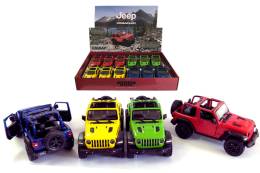 Mашинка металлическая KINSMART KT5412DB American Series 2018 Jeep Wrangler (Open Top) 1:34, 12 штук в дисплее