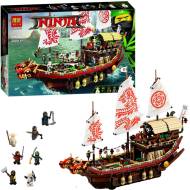 Конструктор BL NINJA "Летающий корабль мастера Ву" (Ninjago Movie 70618), 58.0x38.5x9.5 см, 2363 деталей