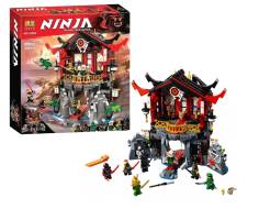 Конструктор BL NINJA "Храм Воскресения" (Ninjago 70643), 38.0x40.0x9.0 см, 809 дет.