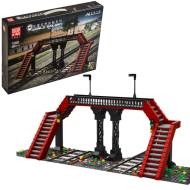 Конструктор MOULD KING 12008 «Железнодорожный переход» (World Railway: Railroad crossing  MOC-35995), 43х31х6 см, 655 деталей