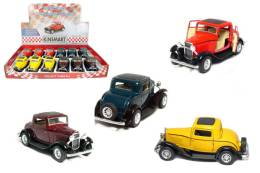 Mашинка металлическая KINSMART KT5332D American Series 1932 Ford 3-Window Coupe 1:34, 12 штук в дисплее