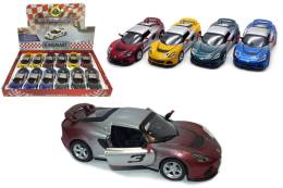 Mашинка металлическая KINSMART KT5361DG European Series 2012 Lotus Exige S Gradient Color 1:32, 12 штук в дисплее