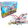 Конструктор JiSi BRICKS Roller Coaster Park 18003 "Американские горки" (Creator Expert 10261),69х52х12.5 см, 4299 деталей