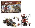 Конструктор BL NINJA 11163 «Земляной бур Коула» (Ninjago 70669), 53.0x30.5x7.0 см, 610 дет.