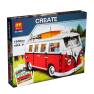 Конструктор BL Create 10569 «Volkswagen T1» (Creator Volkswagen T1 Camper Van 10220) 50.0х39.5х7.0 см, 1342 деталей