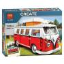 Конструктор BL Create 10569 «Volkswagen T1» (Creator Volkswagen T1 Camper Van 10220) 50.0х39.5х7.0 см, 1342 деталей